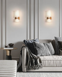 WOMO Hurricane Double Wall Sconce-WM6115