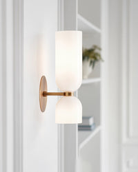 WOMO Hurricane Double Wall Sconce-WM6115