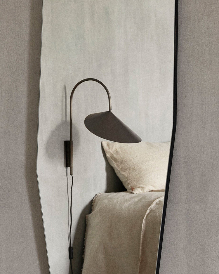 WOMO Swivel Arched Wall Sconce with Plugs and Shade-WM6119