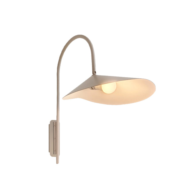 WOMO Swivel Arched Wall Sconce with Plugs and Shade-WM6119