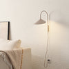 WOMO Swivel Arched Wall Sconce with Plugs and Shade-WM6119 thumbnail