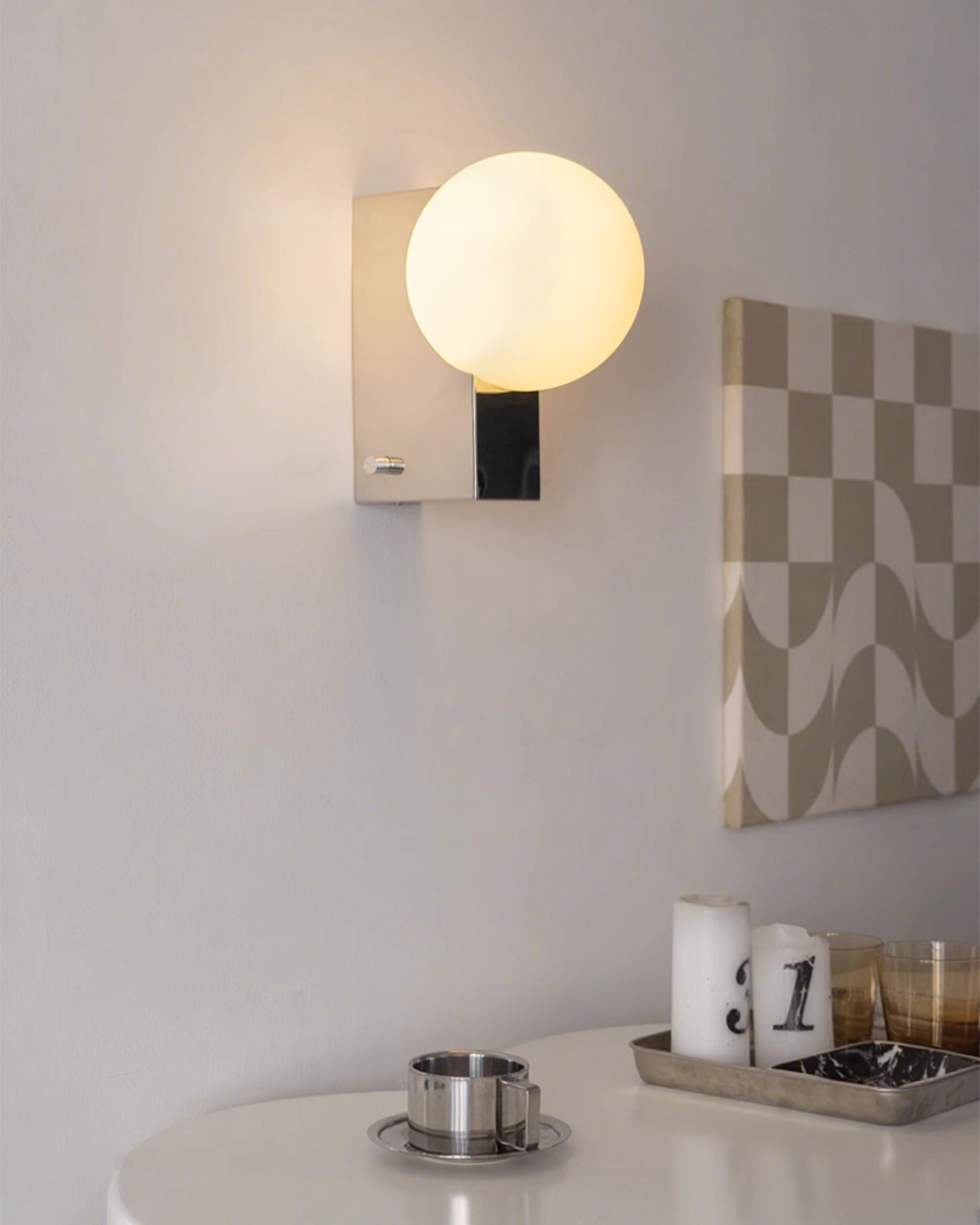 WOMO Globe Bauhaus Wall Sconce-WM6120