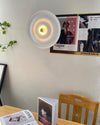 WOMO Rippled Disc Wall Sconce-WM6121 thumbnail