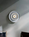WOMO Rippled Disc Wall Sconce-WM6121 thumbnail