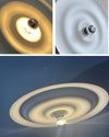 WOMO Rippled Disc Wall Sconce-WM6121 thumbnail