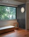 WOMO Rippled Disc Wall Sconce-WM6121 thumbnail