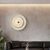 WOMO Rippled Disc Wall Sconce-WM6121 thumbnail