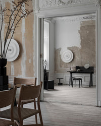WOMO Rippled Disc Wall Sconce-WM6121