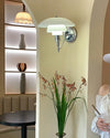 WOMO Milk Glass Mid Century Modern Wall Sconce-WM6122 thumbnail