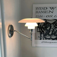 WOMO Milk Glass Mid Century Modern Wall Sconce-WM6122
