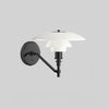 WOMO Milk Glass Mid Century Modern Wall Sconce-WM6122 thumbnail