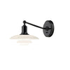 WOMO White Glass Mid Century Modern Wall Sconce-WM6123 thumbnail