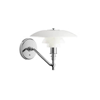WOMO Milk Glass Mid Century Modern Wall Sconce-WM6122