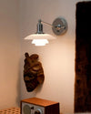 WOMO White Glass Mid Century Modern Wall Sconce-WM6123 thumbnail