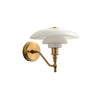 WOMO Milk Glass Mid Century Modern Wall Sconce-WM6122 thumbnail