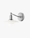WOMO White Glass Mid Century Modern Wall Sconce-WM6123 thumbnail