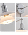 WOMO White Glass Mid Century Modern Wall Sconce-WM6123 thumbnail