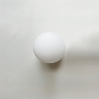 WOMO White Globe Glass Wall Sconce-WM6124
