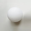 WOMO White Globe Glass Wall Sconce-WM6124 thumbnail