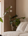 WOMO White Globe Glass Wall Sconce-WM6124 thumbnail