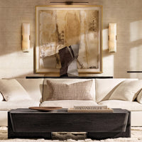WOMO Rectangular Alabaster Wall Sconce-WM6125