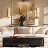 WOMO Rectangular Alabaster Wall Sconce-WM6125 thumbnail
