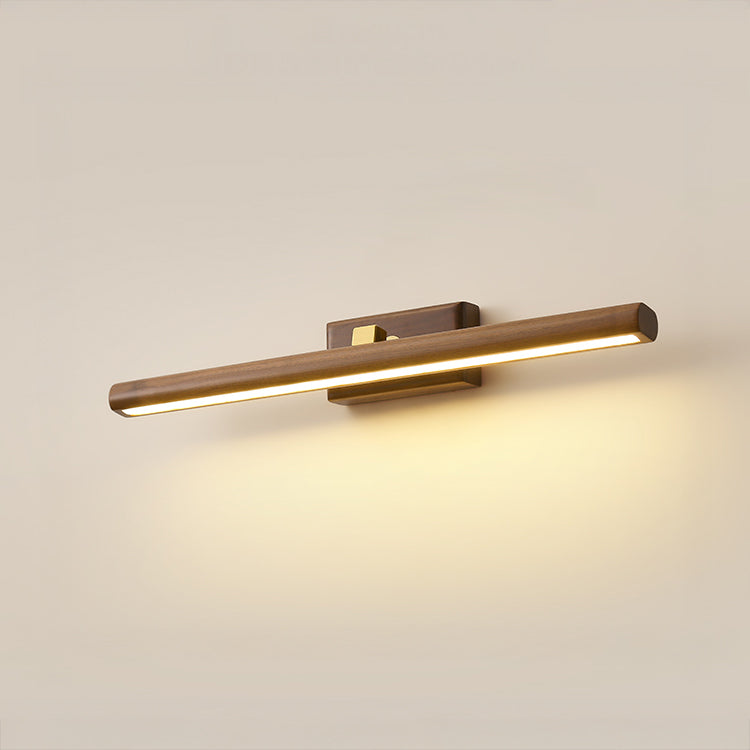 WOMO Adjustable Walnut Linear Wall Sconce-WM6127