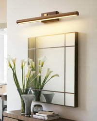 WOMO Adjustable Walnut Linear Wall Sconce-WM6127