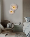 WOMO Art Deco Disc Alabaster Wall Sconce-WM6128 thumbnail