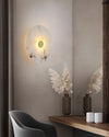 WOMO Art Deco Disc Alabaster Wall Sconce-WM6128 thumbnail