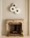 WOMO Art Deco Disc Alabaster Wall Sconce-WM6128 thumbnail