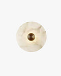 WOMO Art Deco Disc Alabaster Wall Sconce-WM6128
