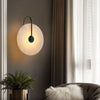 WOMO Alabaster Disc Wall Sconce-WM6129 thumbnail