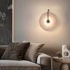 WOMO Alabaster Disc Wall Sconce-WM6129 thumbnail