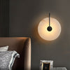 WOMO Alabaster Disc Wall Sconce-WM6129 thumbnail