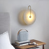 WOMO Alabaster Disc Wall Sconce-WM6129 thumbnail
