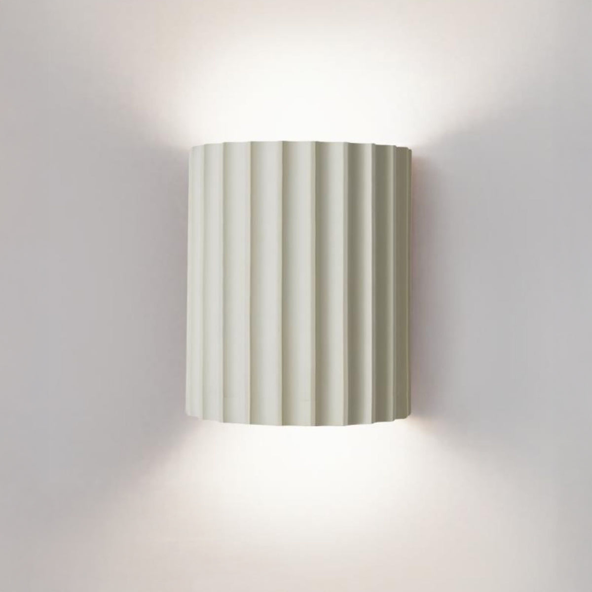 WOMO Half Cylinder Fluted Wall Sconce-WM6137