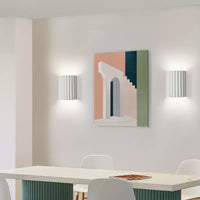 WOMO Half Cylinder Fluted Wall Sconce-WM6137
