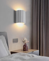 WOMO Half Cylinder Fluted Wall Sconce-WM6137