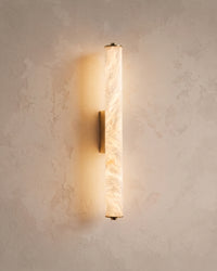 WOMO Alabaster Tube Wall Sconce-WM6139