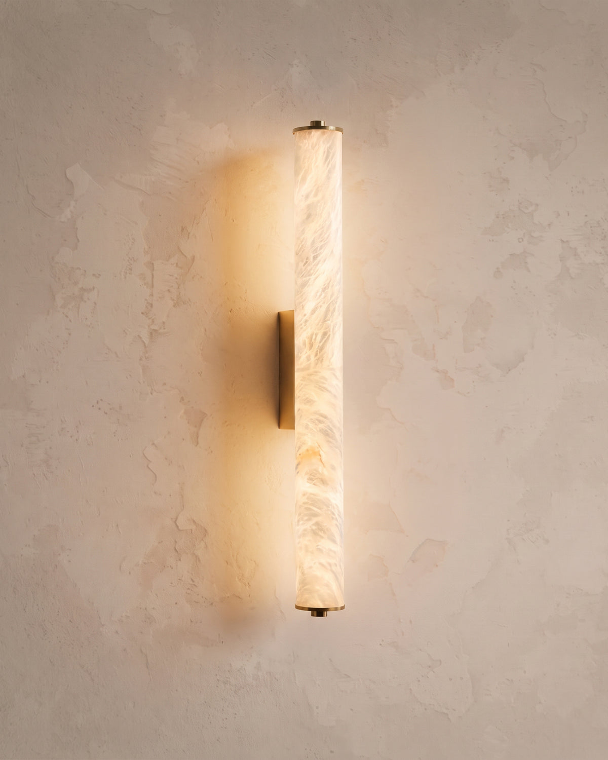 WOMO Alabaster Tube Wall Sconce-WM6139