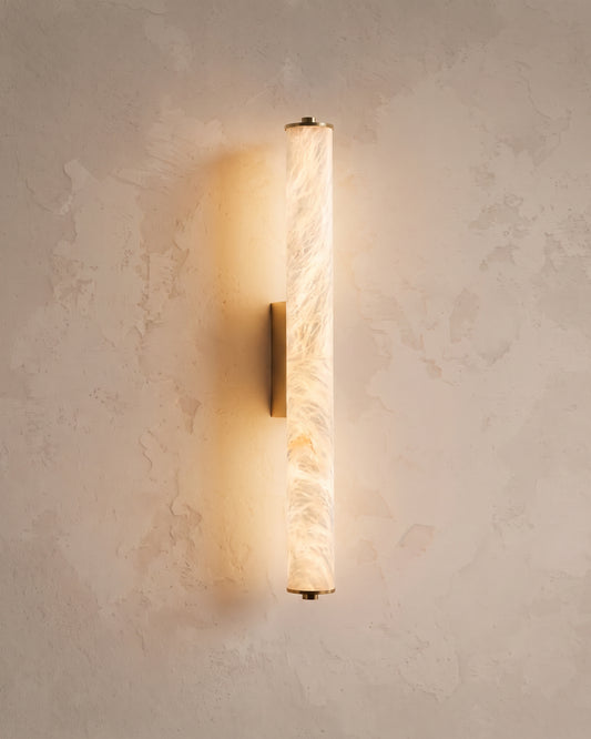 WOMO Alabaster Tube Wall Sconce-WM6139