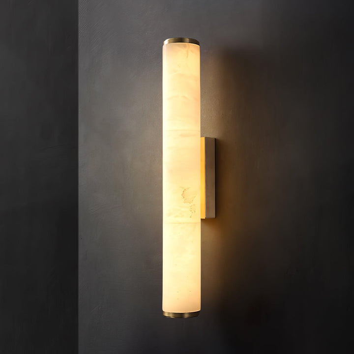 WOMO Alabaster Tube Wall Sconce-WM6139