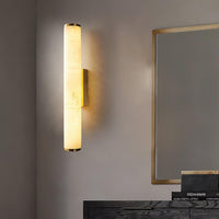 WOMO Alabaster Tube Wall Sconce-WM6139