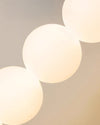 WOMO White Glass Globe Tall Wall Sconce-WM6141 thumbnail