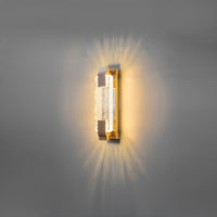 WOMO Bubble Crystal Long Wall Sconce-WM6142