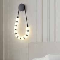 WOMO Pearl Necklace Elegent Wall Sconce-WM6145