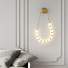 WOMO Pearl Necklace Elegent Wall Sconce-WM6145 thumbnail