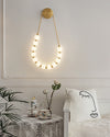 WOMO Pearl Necklace Elegent Wall Sconce-WM6145 thumbnail