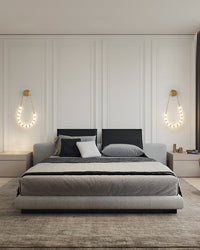 WOMO Pearl Necklace Elegent Wall Sconce-WM6145